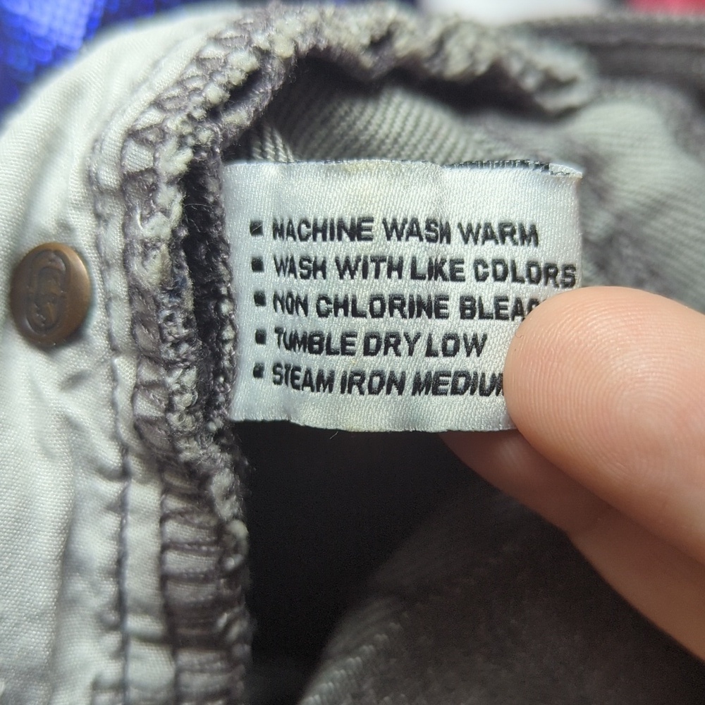 Ecko Unlimited Straight Leg Jeans Gray Denim Cotton Stretch Men's Size 42x31 - Picture 6 of 6